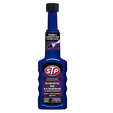 Stp, Pulitore Iniettori ad Alto km Diesel, Ristabilisce le Prestazioni, Pulisce, Riduce Consumi ed Emissioni, Evita i Danni del Motore, 200 ml
