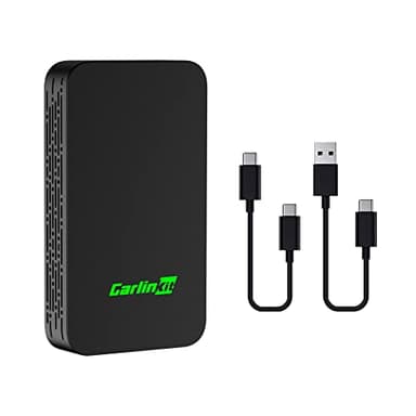 Carlinkit 5.0 Wireless CarPlay e Android Auto 2 in 1, adatto per auto con Apple CarPlay e Android Auto, Convert Wired Carplay to Wireless, Wired AA to Wireless Android Auto