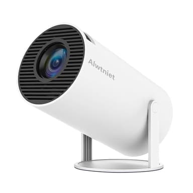 Mini Proiettore 4K Supporta, Proiettore Portatile con Android 11.0 WiFi 6 BT 5.0, Proiettore 1080P Full HD Supporta Correzione Trapezoidale, 180° Rotabile Proiettore per Telefono//PC/TV Box