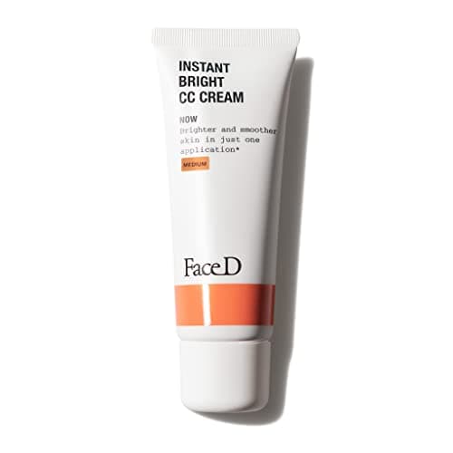 Face D - CC Cream, Crema Corretrice del Colore con Acido Ialuronico e SPF 20, Medium, 40 ml…