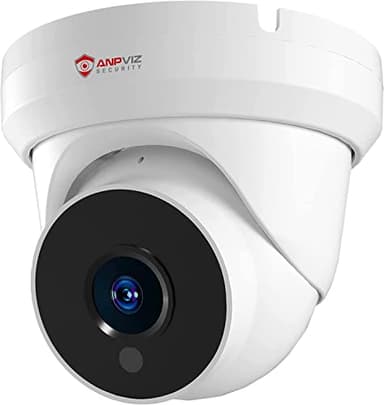 Anpviz 4MP Telecamera PoE Esterno Dome con Microfono, Rilevamento Movimento, Videocamera Sorveglianza IP66, Visione Nottura IR 30m, Accesso Remoto, Alloggiamento Metallo, Nessuna Istantanea(Serie U)