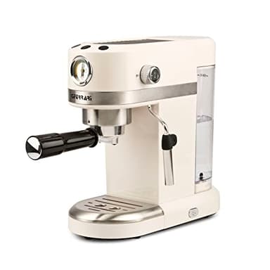 G3 Ferrari G10168 Amarcord Macchina per Caffè Espresso Automatica, Caffè in Polvere e Cialde, con Vaporizzatore per Cappuccino, 15 bar, 1350W, Linea Vintage