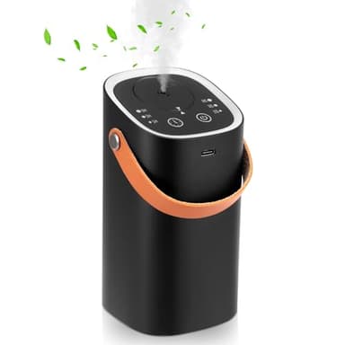Diffusore senz'acqua per nebulizzatore di oli essenziali per aromaterapia, Ricaricabile diffusore di profumi per Ambienti e Auto Senza Fili, mini diffusore atomizzatore portatile per casa, auto