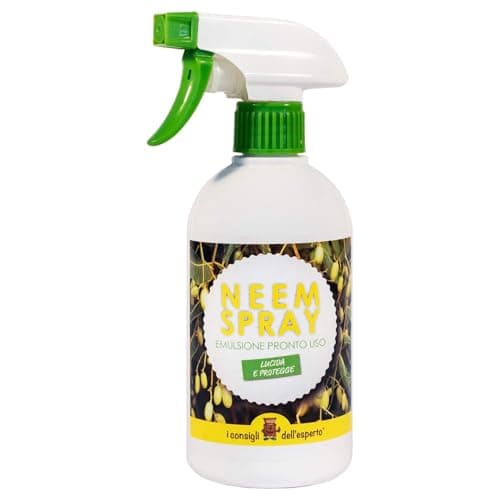 I Consigli Dell'Esperto - Spray Olio di Neem Pronto all'Uso - Formula Naturale e Biologica per Piante - Protezione Efficace contro Insetti e Parassiti - Sicuro e Non Tossico - 500 ml