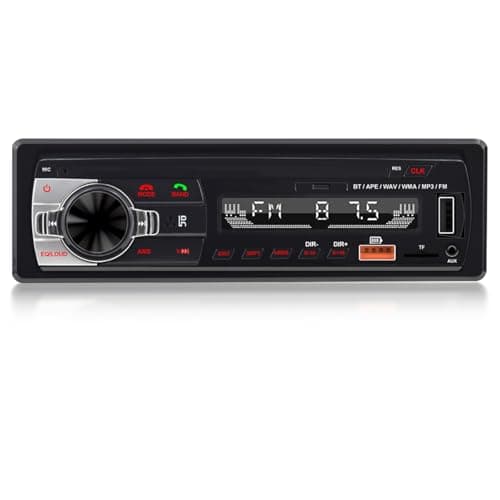 NHOPEEW Autoradio Bluetooth Stereo auto con FM/TF/USB/EQ/AUX-in, Autoradio 1 din con controllo remoto