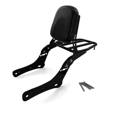Paramotore Per KAWASAKI Per Vulcan S 650 Per VN650 Per EN650 2015-2023 Barra Di Protezione Motore Per Moto Carenatura Paraurti Portapacchi Posteriore Con Schienali(Rear Luggage Rack)
