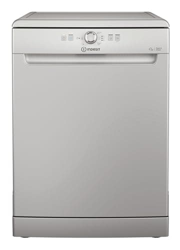 Indesit D2F HK26 S lavastoviglie 60 cm Libera Installazione, 14 Coperti, classe E, 6 programmi, Silver