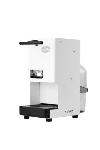 CAFFÈ MOTTA Macchina Caffè per Cialde, Macchine da Caffè e Espresso, 30 Cialde, Elettrodomestici da Cucina dal Design Innovativo, Compatta con Erogazione Naked Flow, Serbatoio 700ml, 400W, Bianco