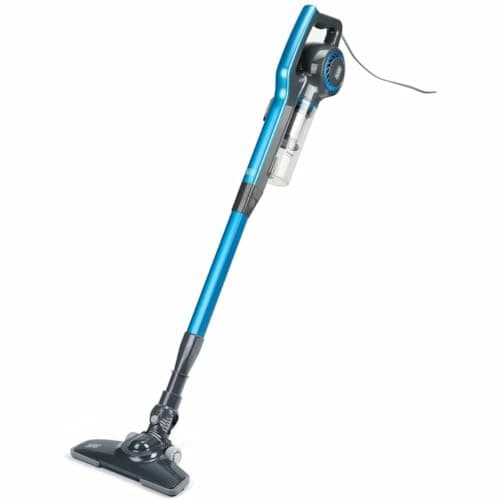 BLACK+DECKER - Scopa elettrica 3 in 1 BXVMS600E, 600W, Aspirapolvere a mano e a lancia, Cavo da 6 metri. Aspirapolvere ciclonico senza sacco, Filtro EPA, Blu