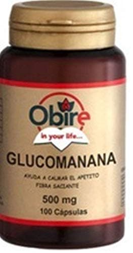 Obire Glucomannano 500 mg - 100 capsule, multi pack - migliora assorbimento zuccheri (100 capsule)