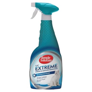 Simple Solution Extreme Cat Smacchiatore e Odore | Detergente enzimatico con potere pulente triplo — 500 ml