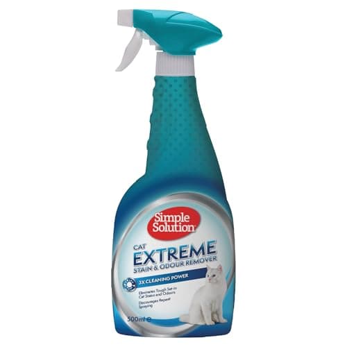 Simple Solution Extreme Cat Smacchiatore e Odore | Detergente enzimatico con potere pulente triplo — 500 ml