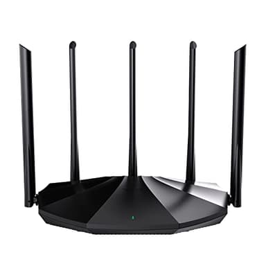 Tenda RX2 Pro AX1500 Router Wi-Fi 6, Router Gigabit Dual Band 2.4GHz/5GHz, 4 Porte Gigabit, 5x6dBi Antenne, Router Gaming, Parental Control,OFDMA+MU-MIMO, WPA3