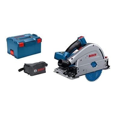 Bosch Professional BITURBO Sega circolare ad immersione a batteria GKT 18V-52 GC (selezione velocità, modulo Connectivity, batterie e caricabatteria non incl., in L-BOXX 238)