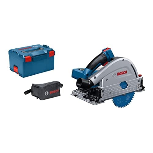 Bosch Professional BITURBO Sega circolare ad immersione a batteria GKT 18V-52 GC (selezione velocità, modulo Connectivity, batterie e caricabatteria non incl., in L-BOXX 238)