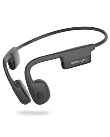 SANOTO Cuffie Conduzione Ossea Bluetooth 5.3, Cuffie a Conduzione Ossea Aperto Con 8 H Di Autonomia, Auricolari Conduzione Ossea Con Doppio Mic, Cuffie Ossea Conduzione Impermeabili IPX6, Per Jogging