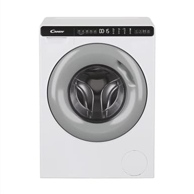 CANDY MINIAQUA CW50-BP12307G-S, LAVATRICE A CARICA FRONTALE, 5 KG, 1200 GIRI, Programmi rapidi, Antipiega, Partenza ritardata, Grigio/Bianco, 70x51x45 [Classe di efficienza energetica A]