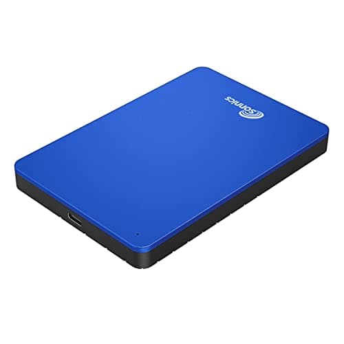 Sonnics 2TB Blu Esterno Portatile Hard Disk Tipo C USB 3.1 Compatibile con PC Windows, Mac, Smart Tv, XBOX ONE/Serie X e PS4/PS5