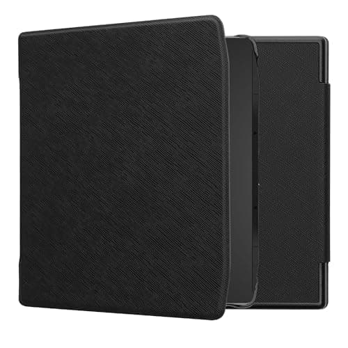 kwmobile Custodia eReader Compatibile con Pocketbook Era/Era Color Cover - eBook Reader Flip Case - Cover eReader Simil Pelle - Nero