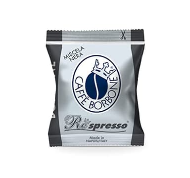 CAFFÈ BORBONE Respresso, Miscela Nera - 50 Capsule - Compatibili con le Macchine ad uso domestico Nespresso