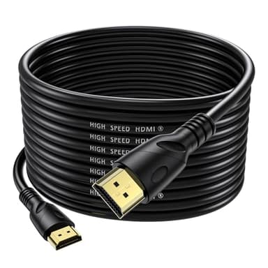 Jorenca 4K Cavo HDMI 10m(HDMI 2.0,18 Gbps) Ultra Alta Velocità Connettori Placcati Oro,Ritorno Audio Ethernet, Video 4k@60hz 1080p 3D compatibile con HDTV,Blu-Ray,Xbox,laptop,PS3/4/5/9,PC,ect