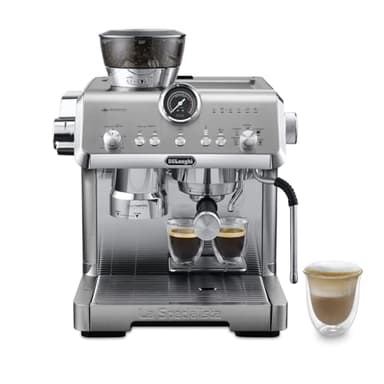 De'Longhi La Specialista Opera EC9555.M, Macchina Caffè Espresso con Macinacaffè Integrato, Funzione Cold Brew, Inclusa Lancia per Schiumatura del Latte, Include Accessori Welcome Set, 1550W, Metallo