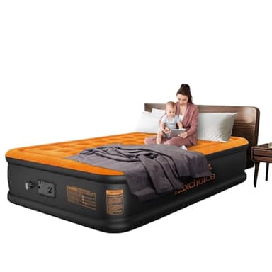 Luxchoice Materasso Gonfiabile Autogonfiabile con Pompa Elettrica Integrata di alta Qualità Letto Materasso Gonfiabile per Campeggio o uso Domestico