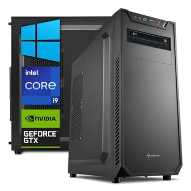 PC Workstation intel i9 12900K 16 Core 5,20 Ghz - Ram 64 GB - SSD M.2 1 TB - HD 2 TB - GTX 1650 4 GB - DVD - Wi-Fi e Bluetooth - Windows 10/11 Pro