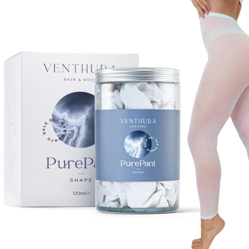 Venthura - PurePant Collant Drenanti Anticellulite Ricaricabili - Trattamento Anticellulite Professionale al Sale del Mar Morto - Pantacartene in Omaggio