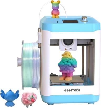 GIANTARM Stampante 3D M1, livellamento automatico, mini stampante 3D per principianti, velocità di stampa 250 mm/s, dimensioni di stampa 100 x 110 x 100 mm