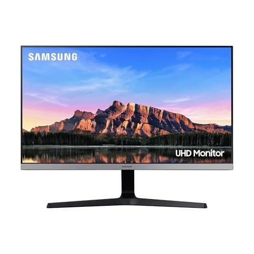 Samsung Monitor HRM UR55 (U28R552), Flat, 28", 3840x2160 (UHD 4K), HDR10, IPS, 60 Hz, 4 ms, FreeSync, HDMI, Display Port, Ingresso Audio, PIP e PBP, Eye Saver Mode, Flicker Free