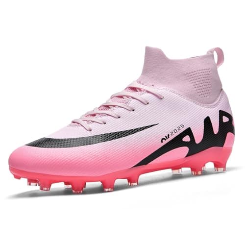 Scarpe professionali da calcio unisex, da uomo, per attività all'aperto, prato artificiale, competizioni, per bambini, 32 EU