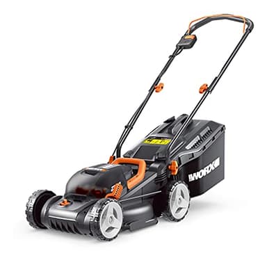 WORX WG779E.1 Tosaerba a Batteria 40V Rasaerba Elettrico da Giardino, Diametro Taglio 34 cm
