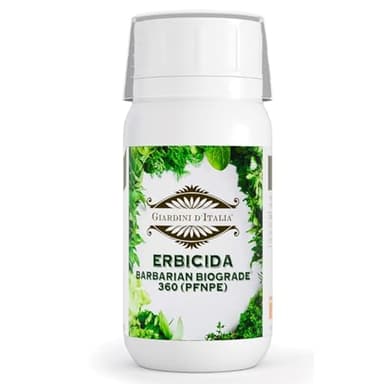 GIARDINI D'ITALIA - Erbicida Diserbante Totale ad Azione Sistemica per il Controllo di Graminacee e Dicotiledoni, Diserbante in Formula Idrosolubile Contro Piante Infestanti a Base di Glisofate, 250ml
