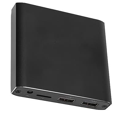 Lettore Multimediale 4K con Telecomando, Lettore Multimediale 4K Ultra HD per unità USB e Schede SD, Riproduce Video/immagini/musica 4K/UHD 30 Fps, Riproduzione Automatica (Spina