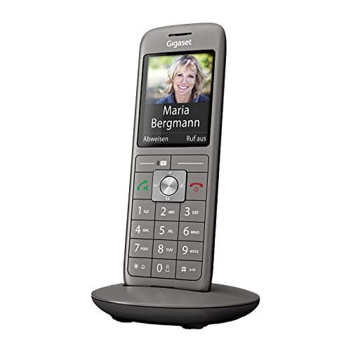 Gigaset CL660HX - Ricevitore DECT con base di ricarica - Telefono cordless di alta qualità per router e base DECT - Compatibile con Fritzbox - qualità audio brillante, antracite metallizzato