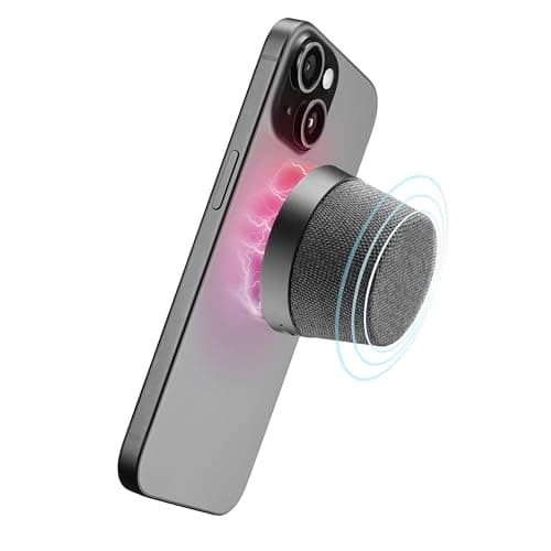 cellularline - Mag Speaker - Speaker Bluetooth magnetico - 3 Watt - Play Time: 12 Ore - Compatibilità: iPhone 12 e serie successive, Smartphone con retro magnetico - Nero
