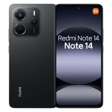 Xiaomi Redmi Note 14 4G Smartphone 8GB 256GB No NFC, Black (Caricatore incluso)