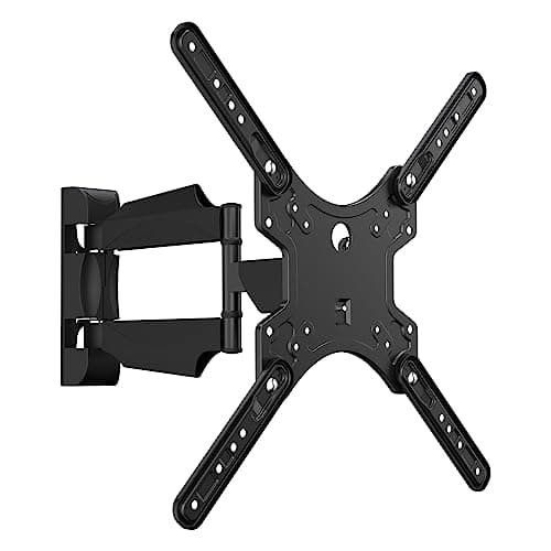 Suptek Supporto per TV Staffa per Monitor da Parete Regolabile Porta TV a Parete Girevole e Inclinabile per TV Piatto e Curvo da 32-55 pollici VESA 400 x 400 mm MAFD-L400