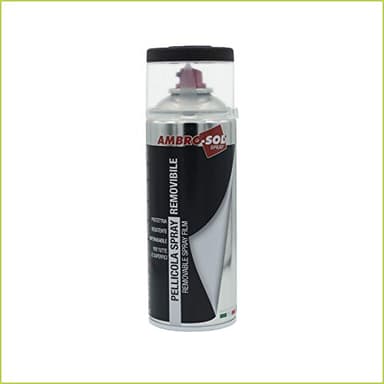 Pellicola Spray Removibile Nero Opaco 1 Bomboletta Spray da 400 ml Black Matt Pellicola Spray