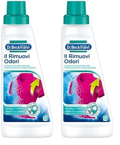 Dr. Beckmann Il Rimuovi Odori | Rimuove gli odori ostinati e persistenti | Per un bucato sempre fresco | Piacevole fragranza | 500 ml (Confezione da 2)
