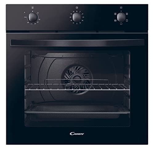 Candy Idea Forno Elettrico da Incasso Ventilato, 65 Litri, Classe A, 5 Modalità di Cottura, Sistema Convection Fan, Controllo tramite App hOn, 59,5 x 59,5 x 58,8 cm, Nero - FIDC N502