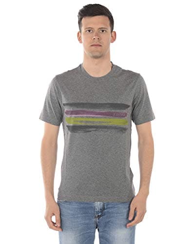 Zegna - T-Shirt Uomo VS372ZZ630D VS372 ZZ630D Grigio S