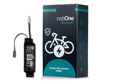 notiOne® Tracker GPS SMART per Sicurezza Bici Elettrica, Compatibile con Motore Bosch Gen.4 | Localizzatore Senza Abbonamento | Geofencing e Antifurto, Roaming | Prodotto in Europa