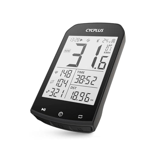 Tachimetro e contachilometri per bici da bicicletta CYCPLUS GPS impermeabile Contachilometri ANT + Wireless Ciclismo Bluetooth Compatibile con App Display LCD da 2,9 pollici con retroilluminazione