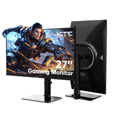 KTC Monitor Gaming da 27 Pollici UHD 160Hz, 1ms, FreeSync/G-Sync, 3840x2160, DCI-P3 99%, RGB, HDMI/DP, VESA –U27T6