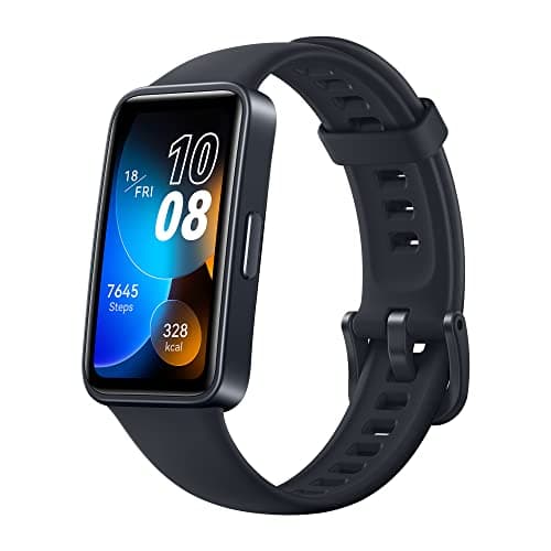 HUAWEI Band 8 Smart Watch, Diseño fino, Seguimiento Preciso del Sueño, Batería de 14 días, Compatible con Android e iOS, para Salud y Bienestar,Versión Española, Negro