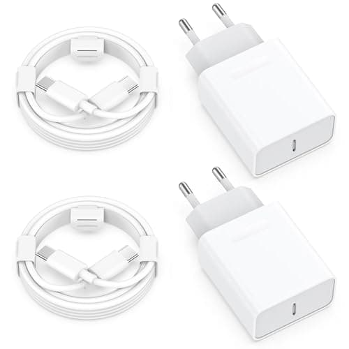 Caricatore USB C, Caricabatterie Rapido Replacement for iPhone 16/16 Pro/16 Pro Max/16 Plus/15, 20W USB C Charger con 2M Cavo Wiomeog Adattatore Spinotto Presa Spina Carica Ricarica Alimentatore