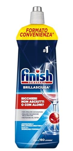 Finish Brillantante Lavastoviglie, 1 Prodotto da 800 ml di Brillantante, Additivo Lavastoviglie per Stoviglie Splendenti e Asciutte