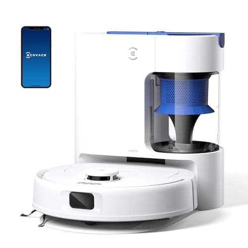 ECOVACS DEEBOT N20e Plus Robot Aspirapolvere, 10000 Pa, Pulizia Senza Sforzo per 45 Giorni, Spazzola Antigroviglio, Durata 350 min, Arrampicata da 20 mm